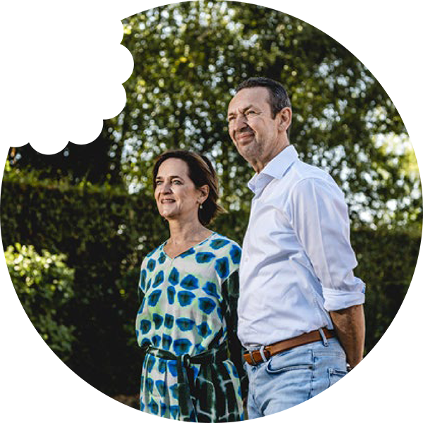 Ann en Bart Claes, bestuurders van JBC